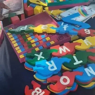 Colorful school event